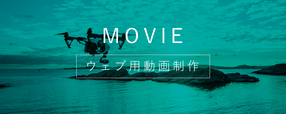 ドローンを用いた動画コンテンツ制作にも対応しています。動画や映像制作はお任せ下さい。